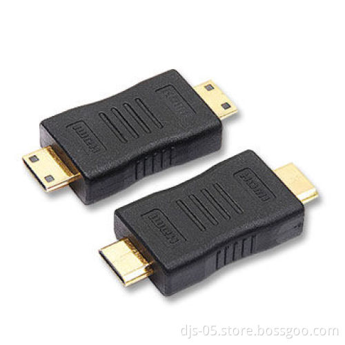 Mini HDMI M to M Adapter with PVC Molding Type and Corrosion-resistant Connector